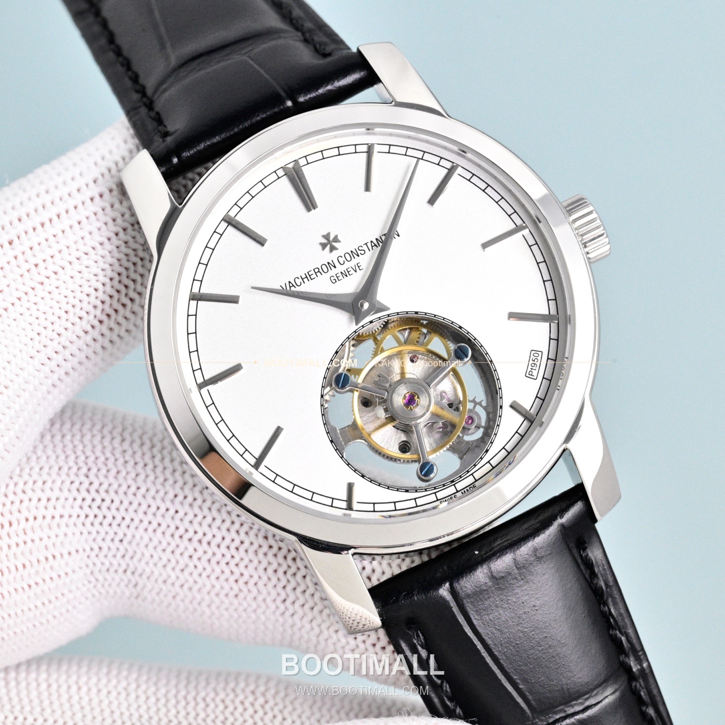 바쉐론콘스탄틴 트래디셔널 투르비용 선레이다이얼 수동 시계 Vacheron Constantin Traditionnelle Tourbillon Sunray Dial Manual Watch 42mm 1