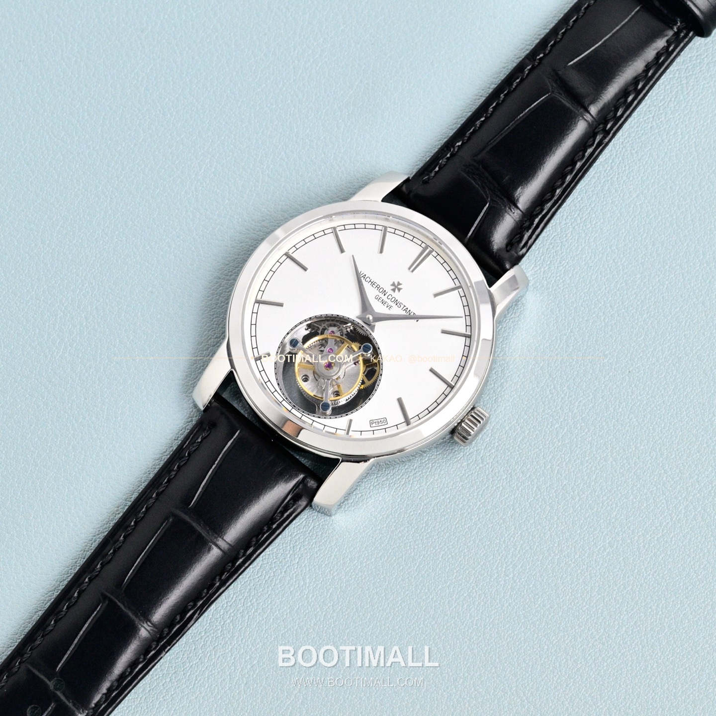 바쉐론콘스탄틴 트래디셔널 투르비용 선레이다이얼 수동 시계 Vacheron Constantin Traditionnelle Tourbillon Sunray Dial Manual Watch 42mm 5