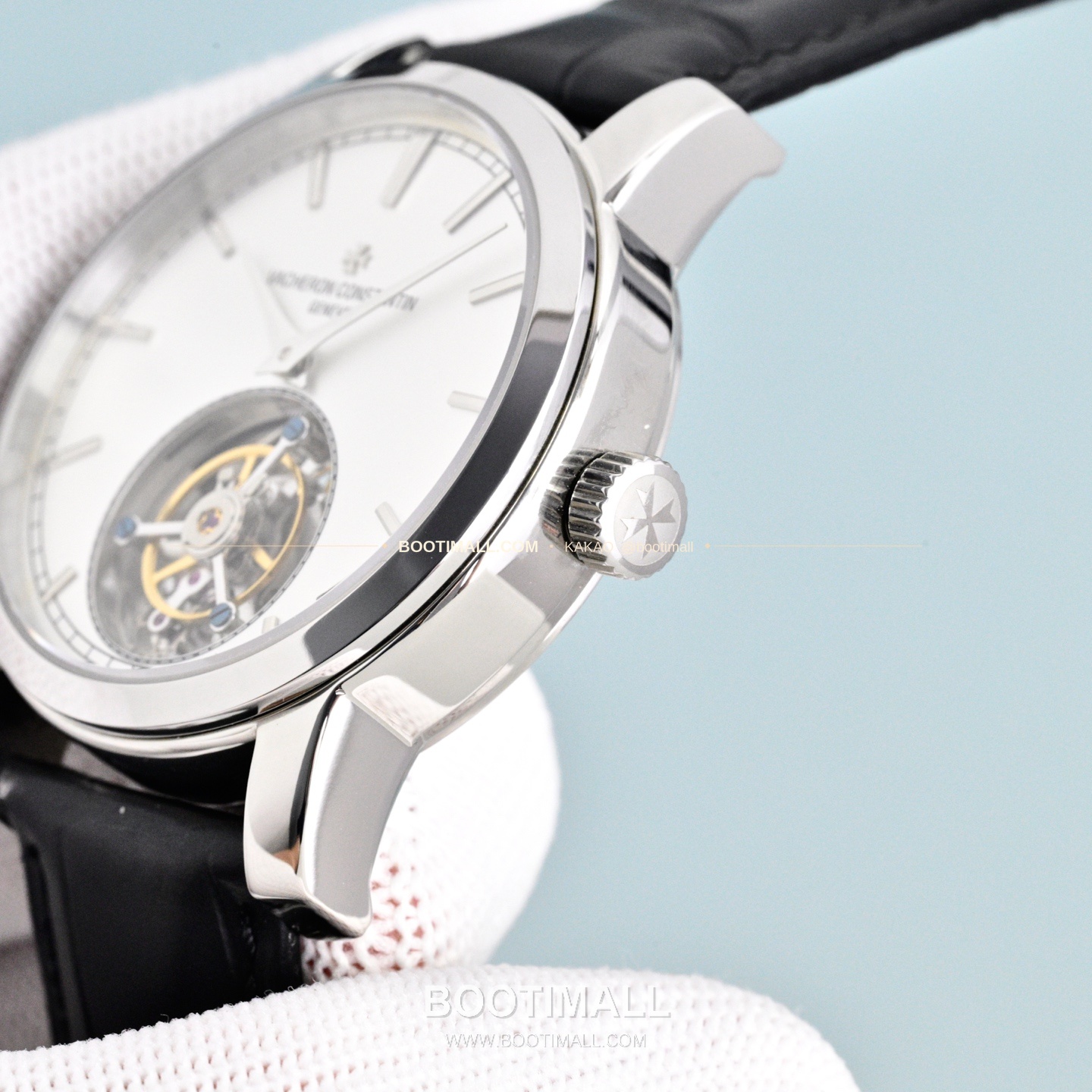 바쉐론콘스탄틴 트래디셔널 투르비용 선레이다이얼 수동 시계 Vacheron Constantin Traditionnelle Tourbillon Sunray Dial Manual Watch 42mm 6