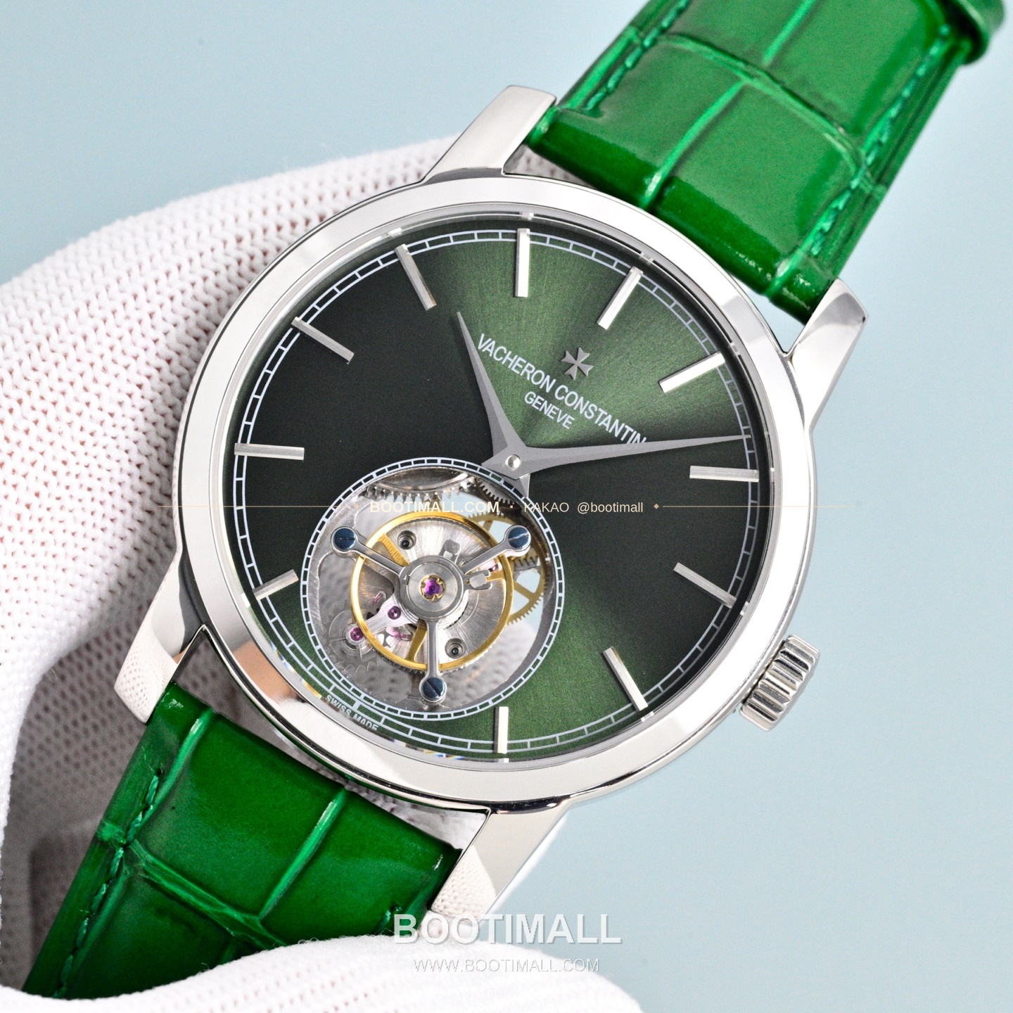 바쉐론콘스탄틴 트래디셔널 투르비용 선레이다이얼 수동 시계 Vacheron Constantin Traditionnelle Tourbillon Sunray Dial Manual Watch 42mm 3