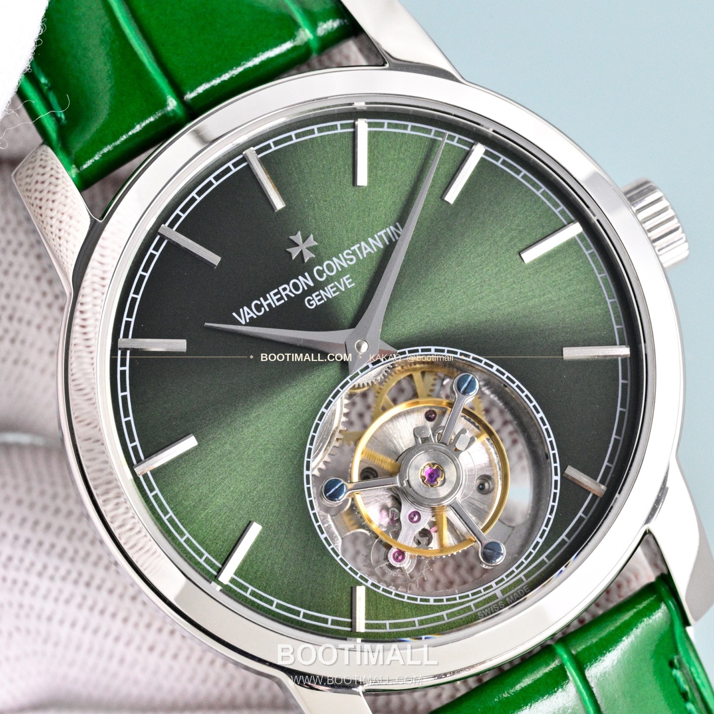 바쉐론콘스탄틴 트래디셔널 투르비용 선레이다이얼 수동 시계 Vacheron Constantin Traditionnelle Tourbillon Sunray Dial Manual Watch 42mm 4