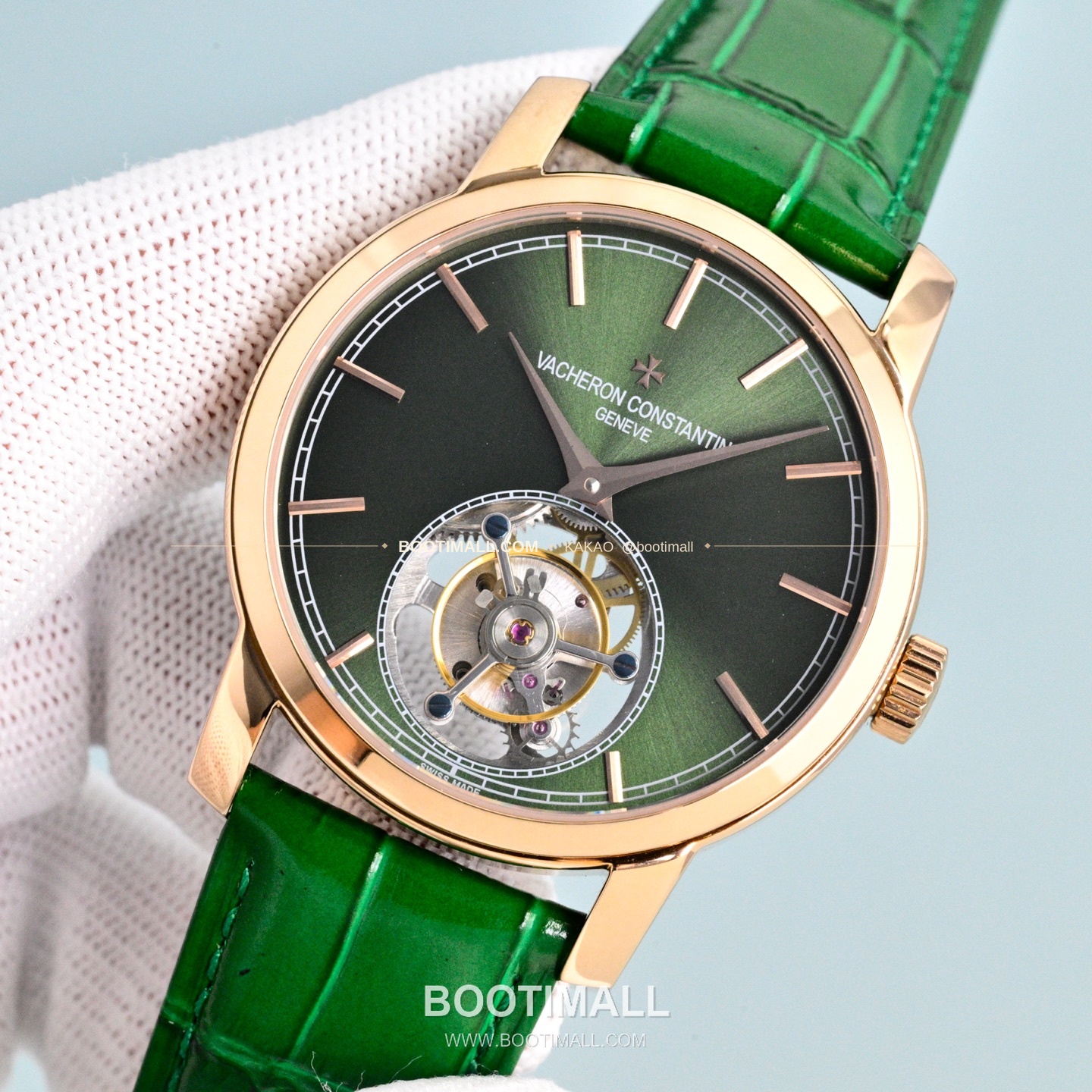 바쉐론콘스탄틴 트래디셔널 투르비용 선레이다이얼 수동 시계 Vacheron Constantin Traditionnelle Tourbillon Sunray Dial Manual Watch 42mm 3