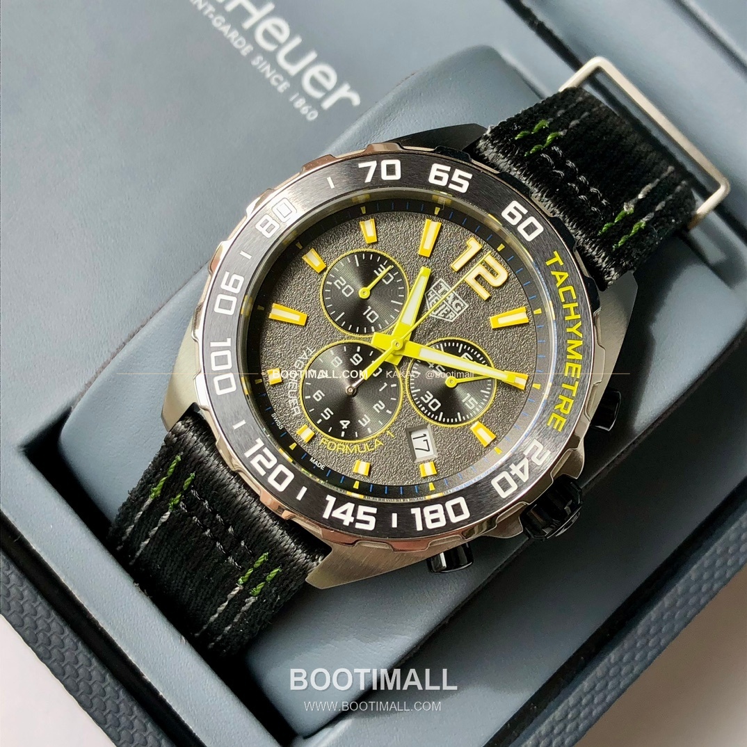 태그호이어 포뮬러1 크로노그래프 스틸 남성용 쿼츠 시계 TAG Heuer Formula 1 Chronograph Steel Quartz Watch 43mm 1