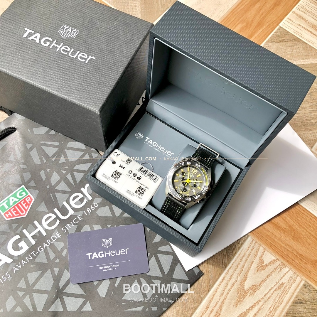 태그호이어 포뮬러1 크로노그래프 스틸 남성용 쿼츠 시계 TAG Heuer Formula 1 Chronograph Steel Quartz Watch 43mm 4
