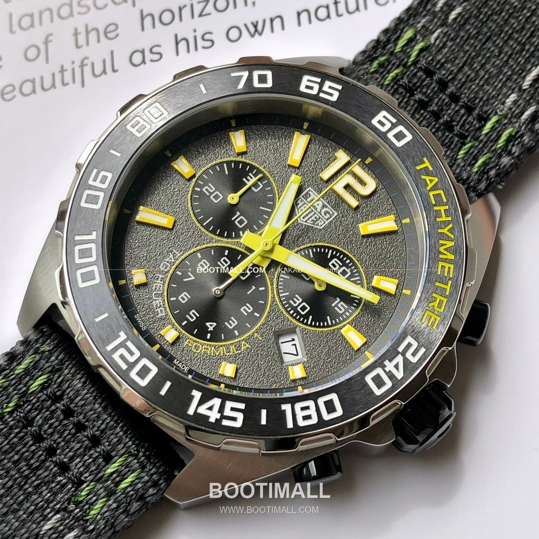 태그호이어 포뮬러1 크로노그래프 스틸 남성용 쿼츠 시계 TAG Heuer Formula 1 Chronograph Steel Quartz Watch 43mm 6