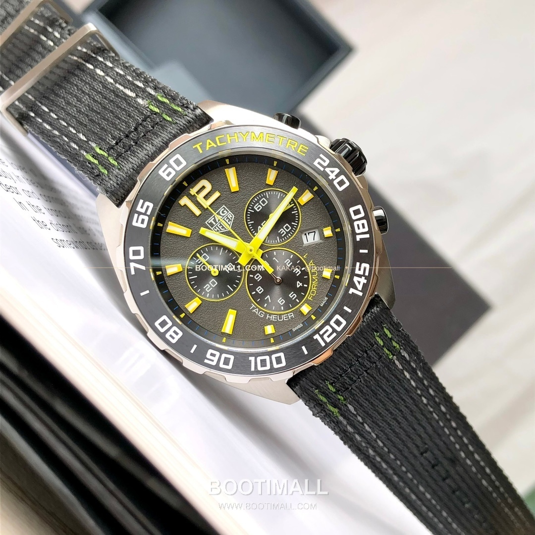 태그호이어 포뮬러1 크로노그래프 스틸 남성용 쿼츠 시계 TAG Heuer Formula 1 Chronograph Steel Quartz Watch 43mm 7