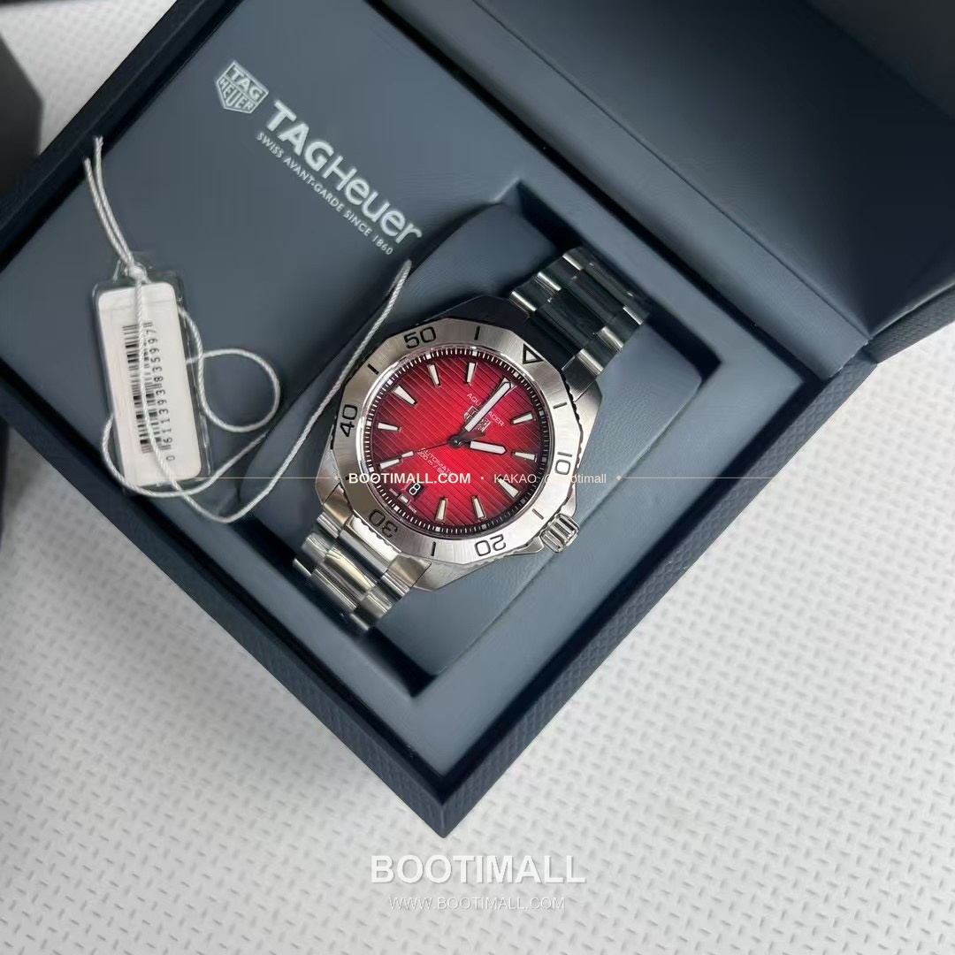 태그호이어 아쿠아레이서 선레이 다이얼 스틸 오토매틱 시계 TAG Heuer Aquaracer Sunray Dial Steel Automatic Watch 40mm 3
