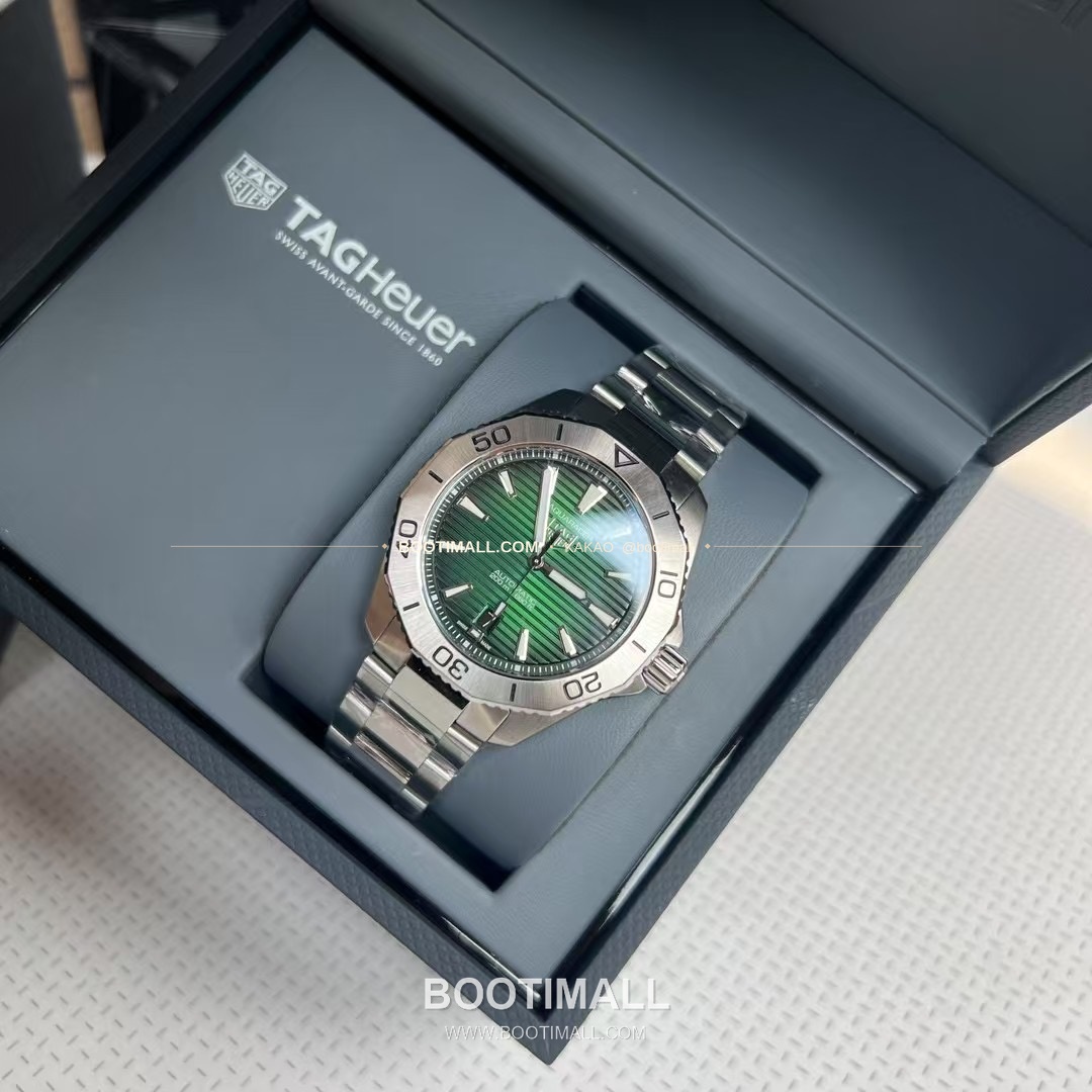 태그호이어 아쿠아레이서 선레이 다이얼 스틸 오토매틱 시계 TAG Heuer Aquaracer Sunray Dial Steel Automatic Watch 40mm 3