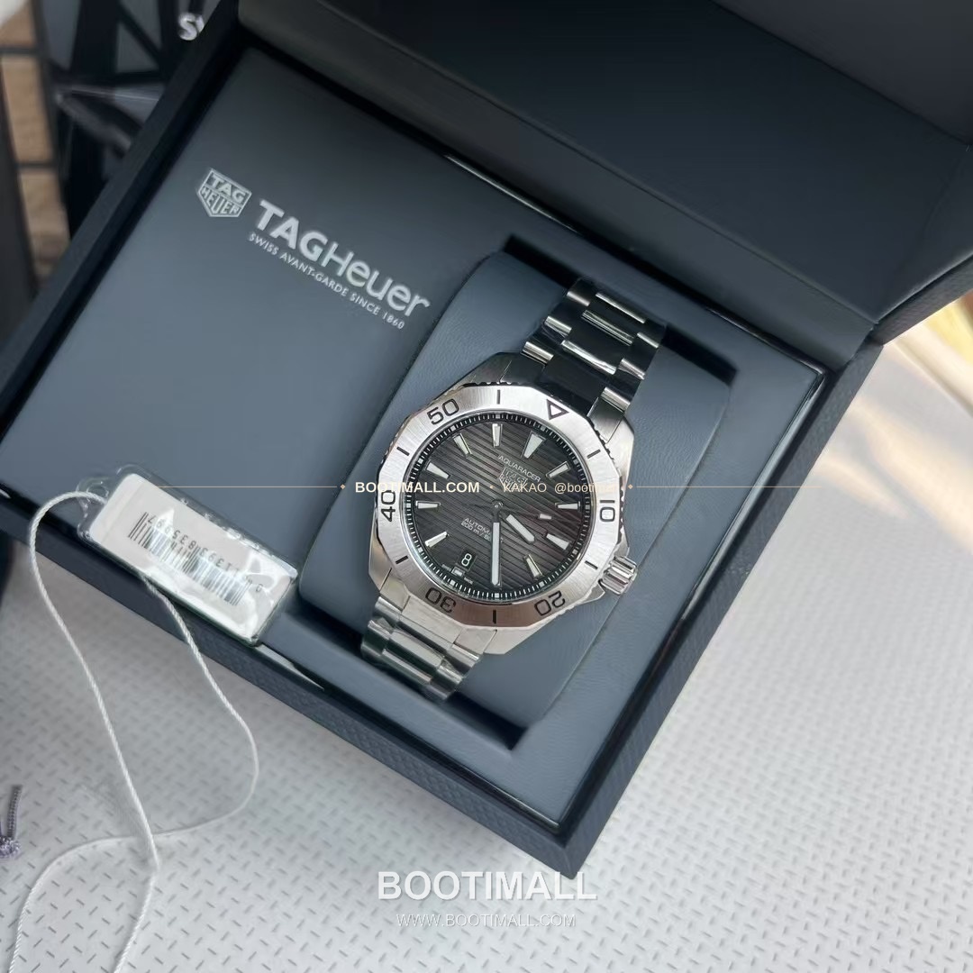 태그호이어 아쿠아레이서 선레이 다이얼 스틸 오토매틱 시계 TAG Heuer Aquaracer Sunray Dial Steel Automatic Watch 40mm 3