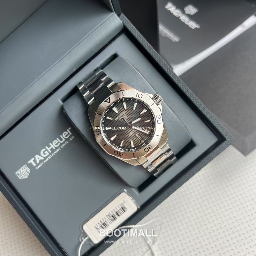 태그호이어 아쿠아레이서 선레이 다이얼 스틸 오토매틱 시계 TAG Heuer Aquaracer Sunray Dial Steel Automatic Watch 40mm 4