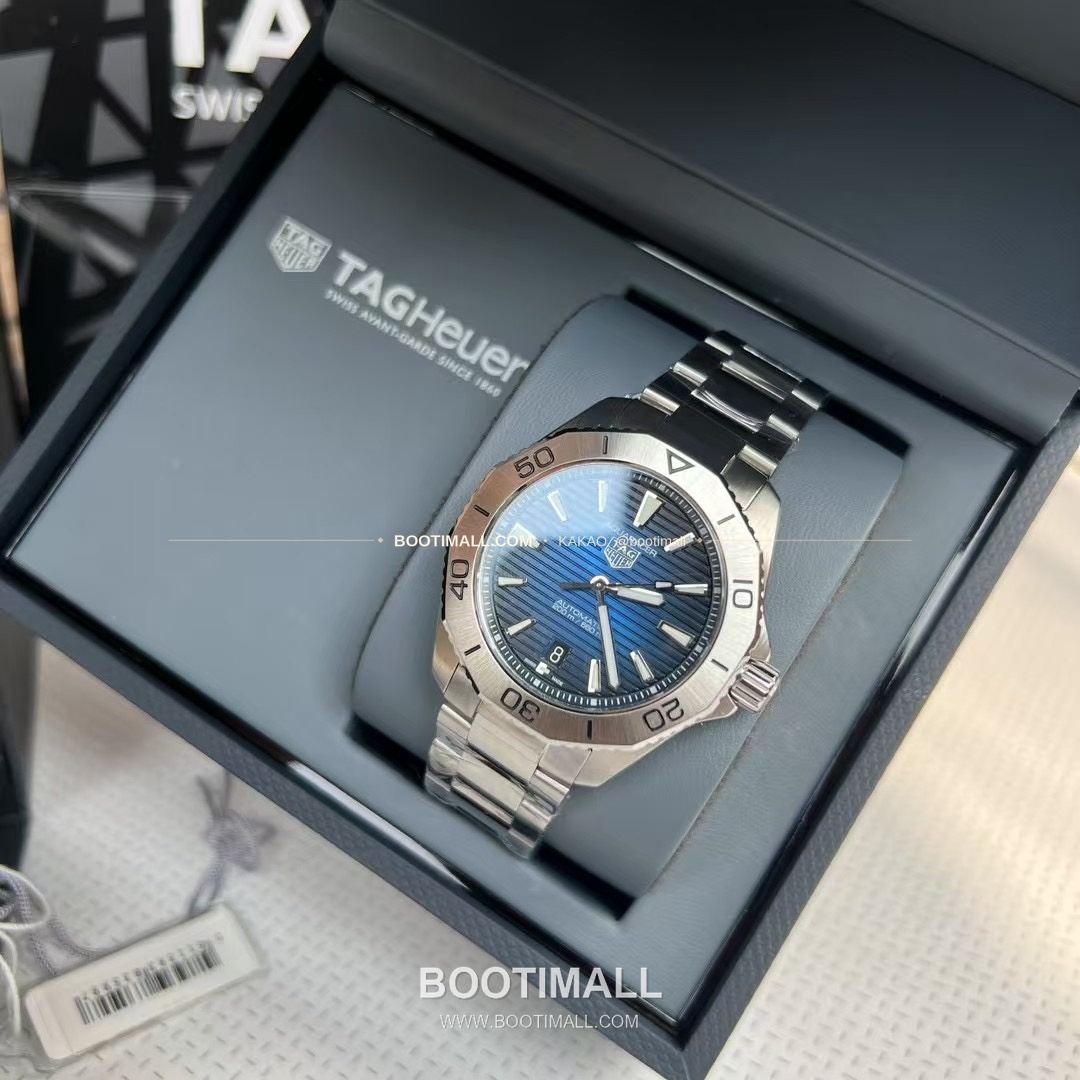 태그호이어 아쿠아레이서 선레이 다이얼 스틸 오토매틱 시계 TAG Heuer Aquaracer Sunray Dial Steel Automatic Watch 40mm 3