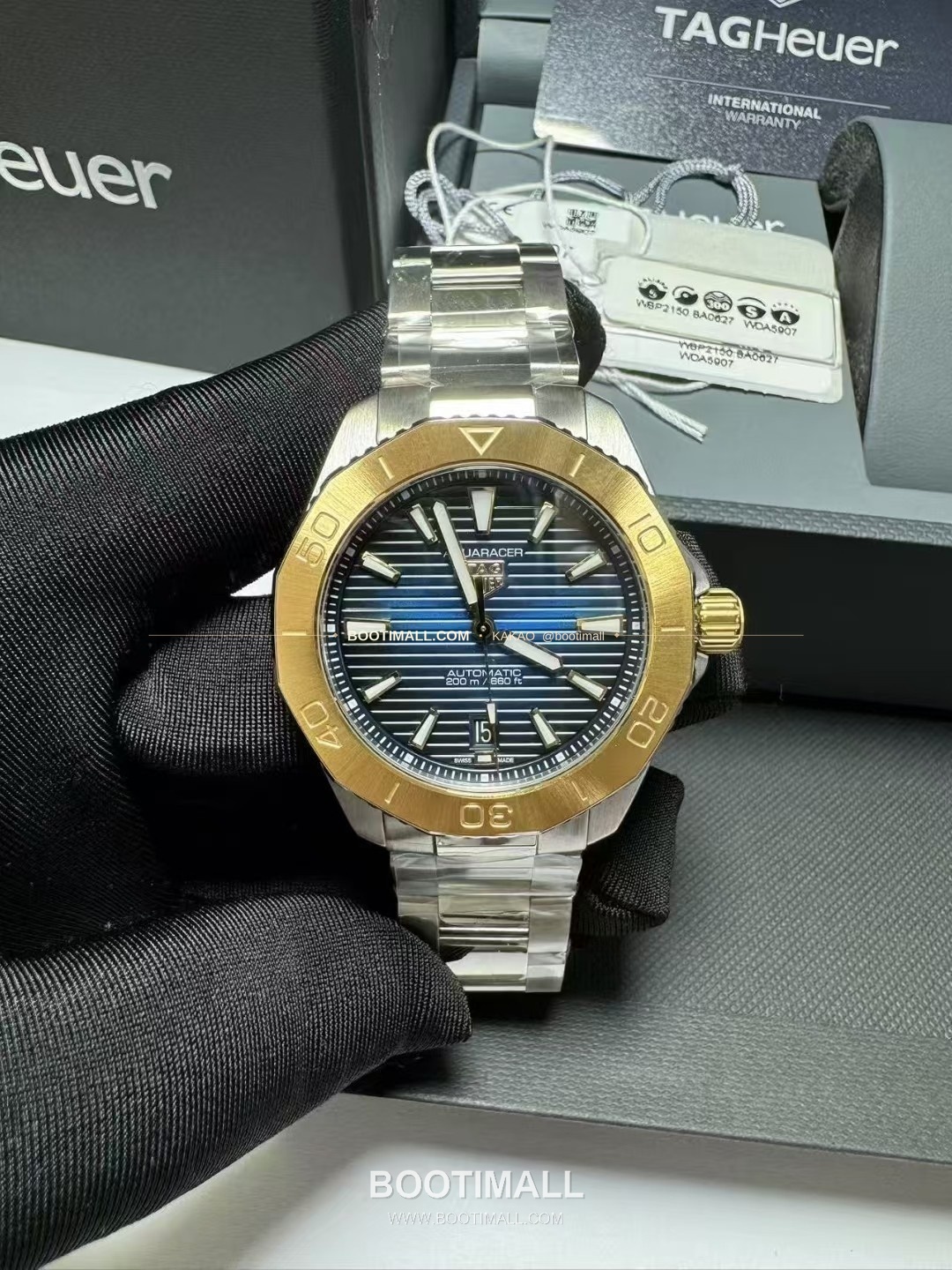 태그호이어 아쿠아레이서 선레이 다이얼 스틸 오토매틱 시계 TAG Heuer Aquaracer Sunray Dial Steel Automatic Watch 40mm 1