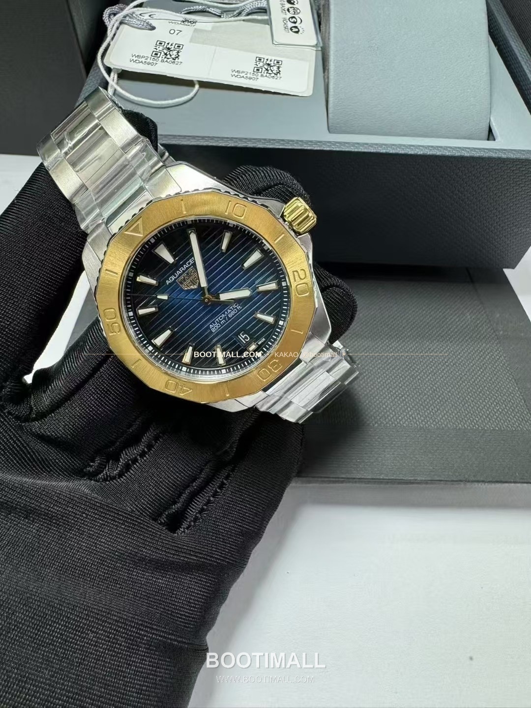 태그호이어 아쿠아레이서 선레이 다이얼 스틸 오토매틱 시계 TAG Heuer Aquaracer Sunray Dial Steel Automatic Watch 40mm 3