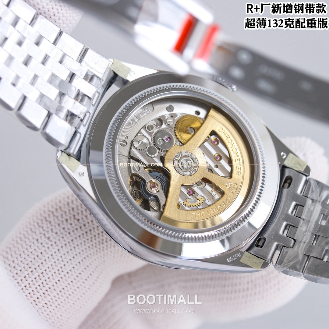 롤렉스 1908 스틸브레이슬릿 투핸즈다이얼 오토매틱 Rolex 1908 Steel Bracelet Black Dial Automatic 39mm 8