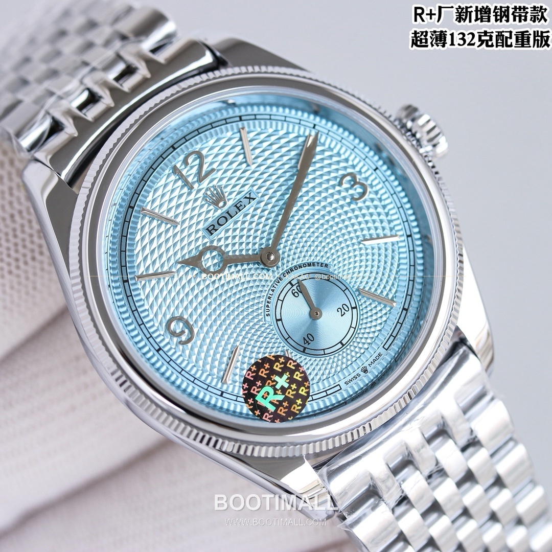 롤렉스 1908 스틸브레이슬릿 투핸즈다이얼 오토매틱 Rolex 1908 Steel Bracelet Black Dial Automatic 39mm 7