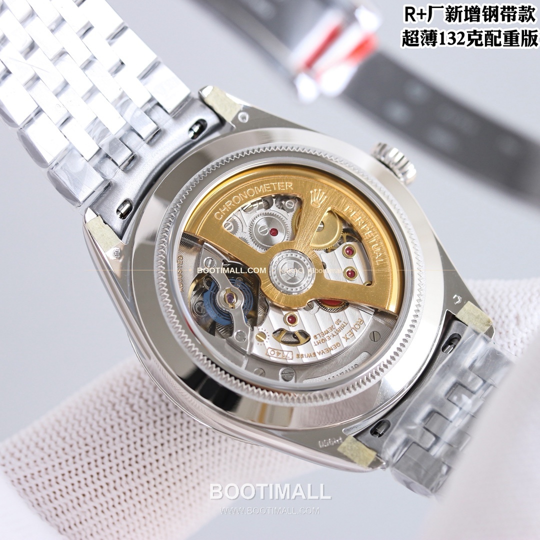 롤렉스 1908 스틸브레이슬릿 투핸즈다이얼 오토매틱 Rolex 1908 Steel Bracelet Black Dial Automatic 39mm 9