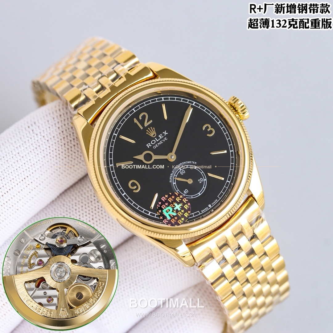 롤렉스 1908 스틸브레이슬릿 투핸즈다이얼 오토매틱 Rolex 1908 Steel Bracelet Black Dial Automatic 39mm 2