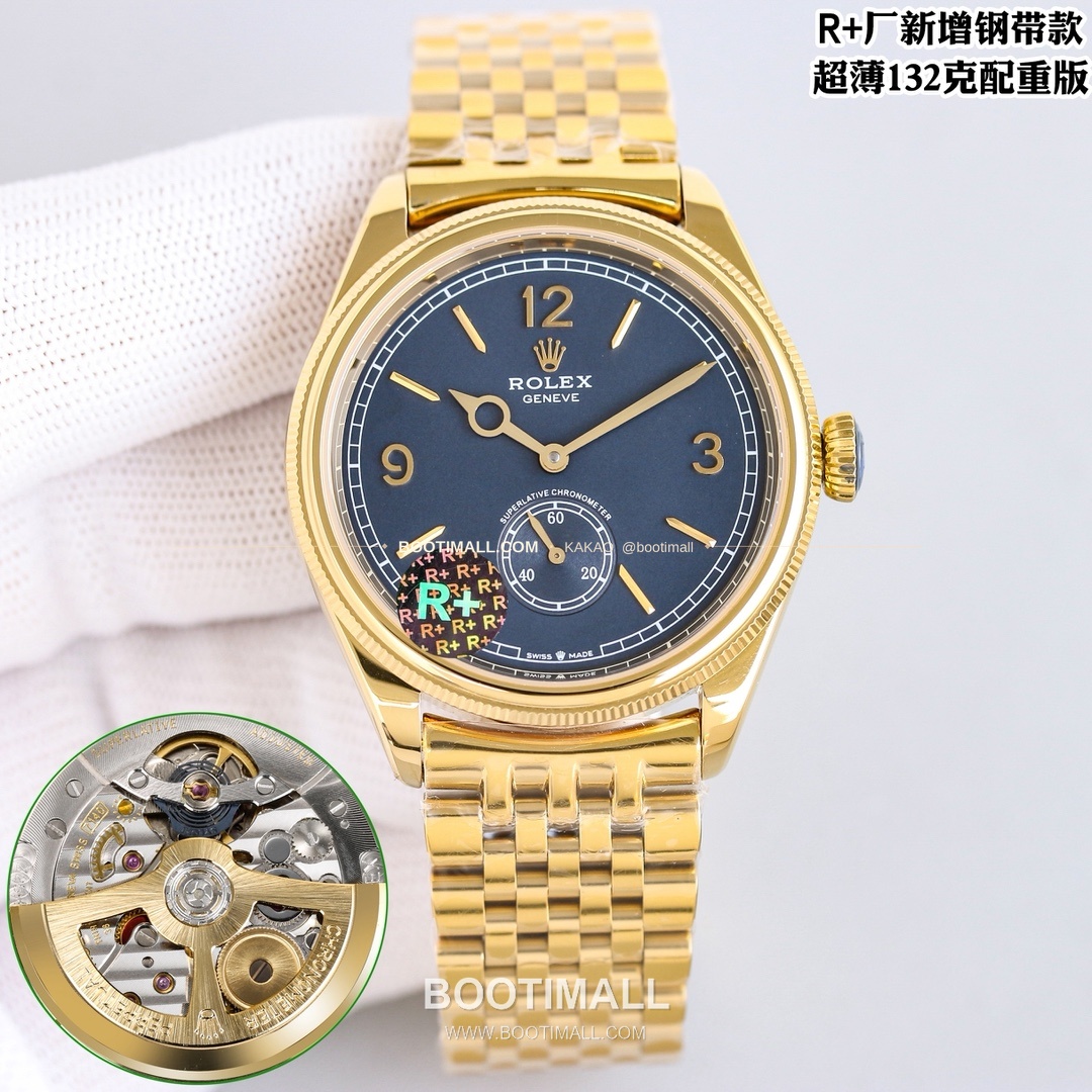 롤렉스 1908 스틸브레이슬릿 투핸즈다이얼 오토매틱 Rolex 1908 Steel Bracelet Black Dial Automatic 39mm 1