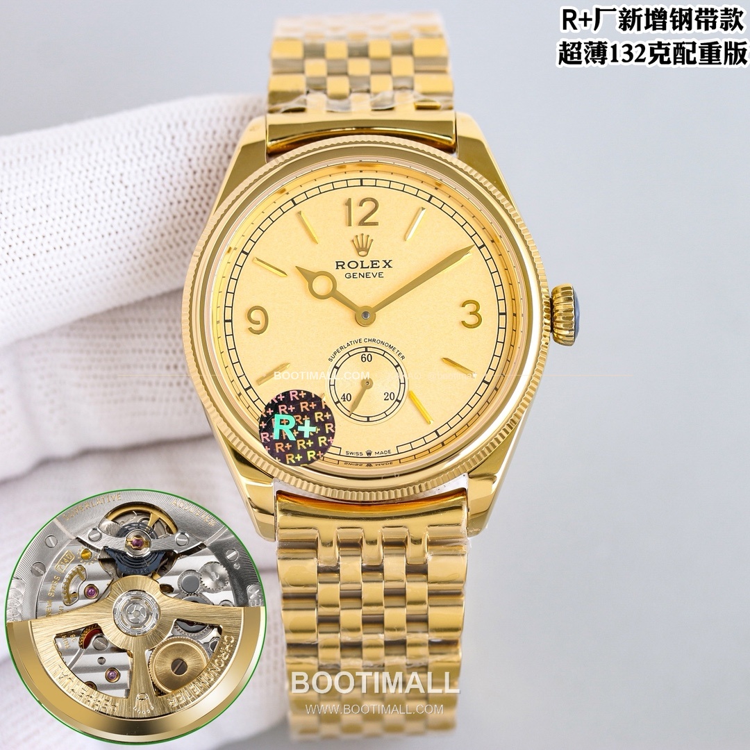 롤렉스 1908 스틸브레이슬릿 투핸즈다이얼 오토매틱 Rolex 1908 Steel Bracelet Black Dial Automatic 39mm 5