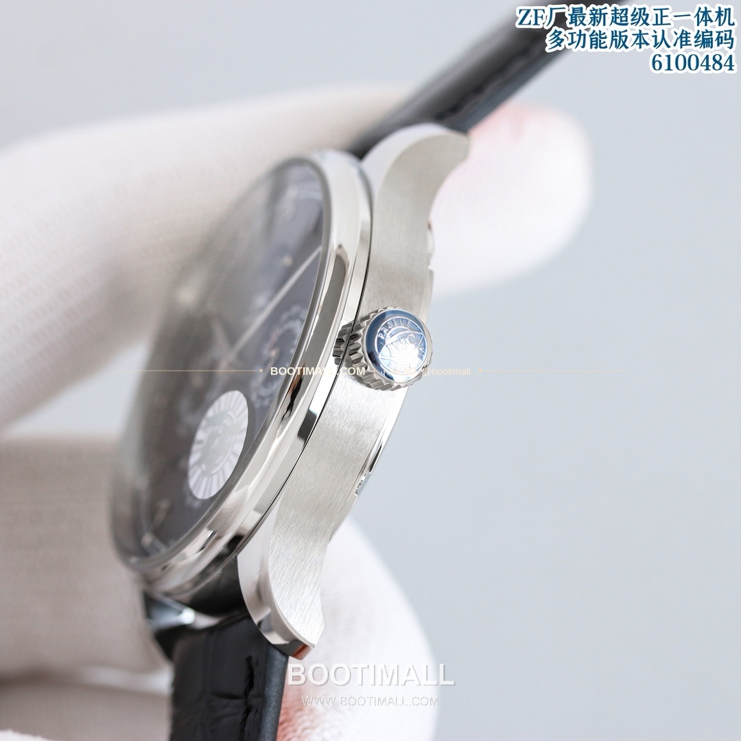 IWC 포르투기저 퍼페추얼캘린더 문페이즈 오토매틱 IWC Portugieser Perpetual Calendar Blue Hands Automatic 6100484 42.2mm 3