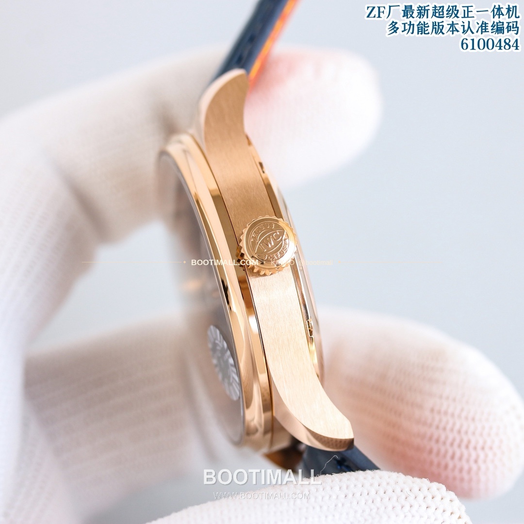 IWC 포르투기저 퍼페추얼캘린더 문페이즈 오토매틱 IWC Portugieser Perpetual Calendar Blue Hands Automatic 6100484 42.2mm 7