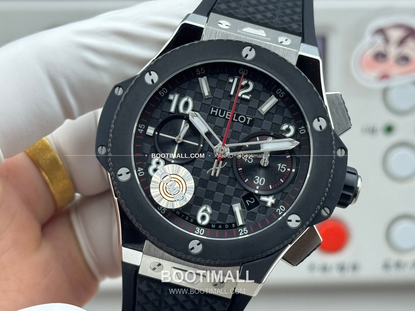 위블로 빅뱅 20주년 세라믹 크로노그래프 오토매틱 OMF라인 Hublot Big Bang 20th Anniversary Ceramic Chronograph Automatic 431.OM.1338.RX 43mm 5