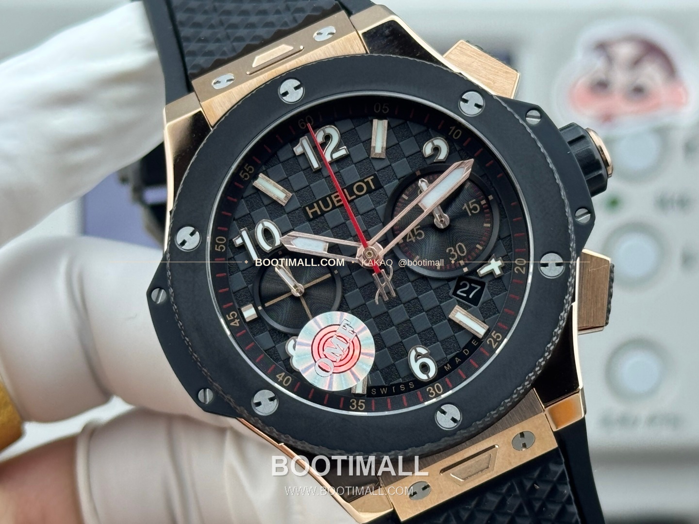 위블로 빅뱅 20주년 세라믹 크로노그래프 오토매틱 OMF라인 Hublot Big Bang 20th Anniversary Ceramic Chronograph Automatic 431.OM.1338.RX 43mm 4