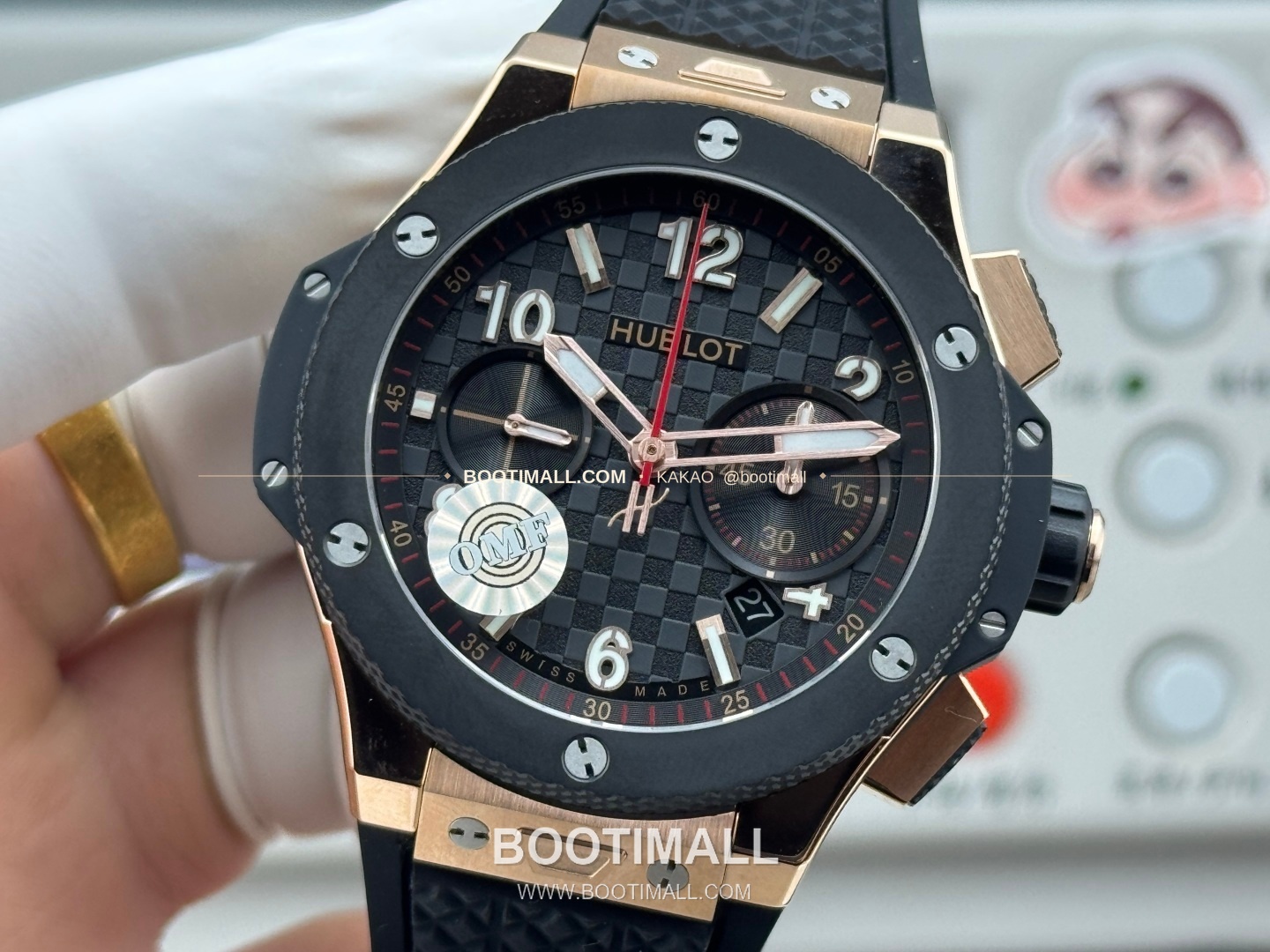 위블로 빅뱅 20주년 세라믹 크로노그래프 오토매틱 OMF라인 Hublot Big Bang 20th Anniversary Ceramic Chronograph Automatic 431.OM.1338.RX 43mm 5