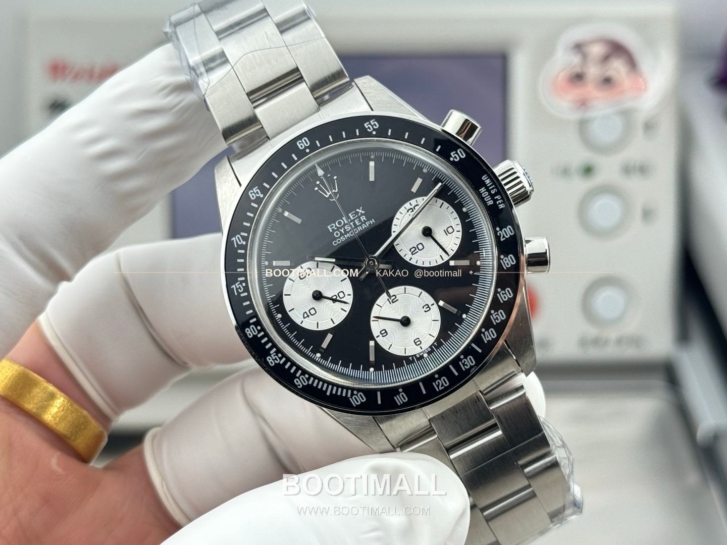 롤렉스 데이토나 뉴먼 팬더다이얼 핸드와인딩 크로노그래프 Rolex Daytona Newman Panda Dial Hand Winding Chronograph 37mm 2