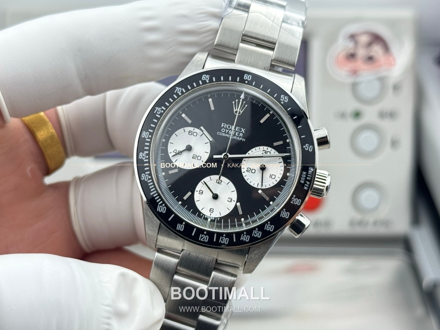 롤렉스 데이토나 뉴먼 팬더다이얼 핸드와인딩 크로노그래프 Rolex Daytona Newman Panda Dial Hand Winding Chronograph 37mm 3