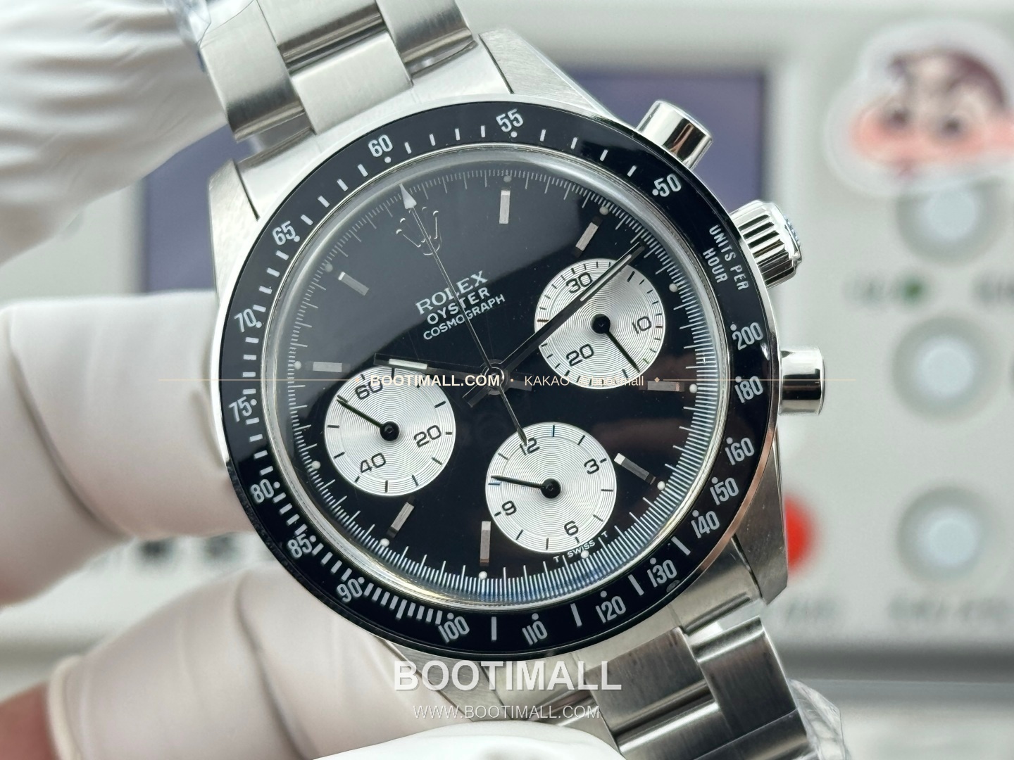 롤렉스 데이토나 뉴먼 팬더다이얼 핸드와인딩 크로노그래프 Rolex Daytona Newman Panda Dial Hand Winding Chronograph 37mm 4
