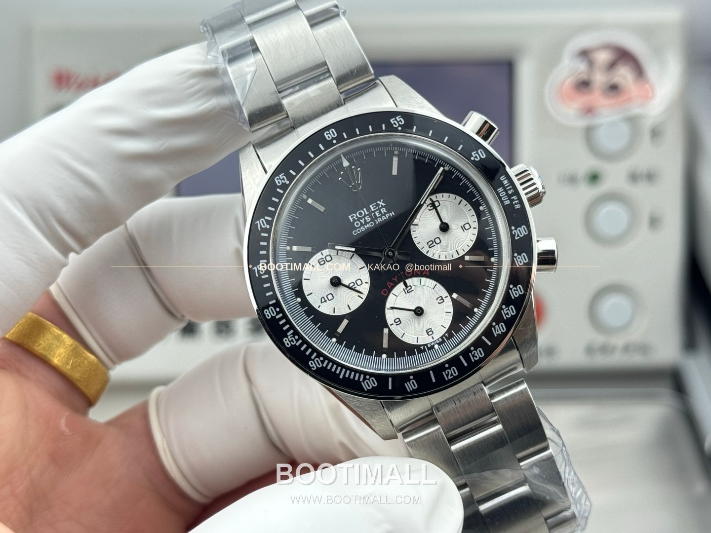 롤렉스 데이토나 뉴먼 팬더다이얼 핸드와인딩 크로노그래프 Rolex Daytona Newman Panda Dial Hand Winding Chronograph 37mm 2