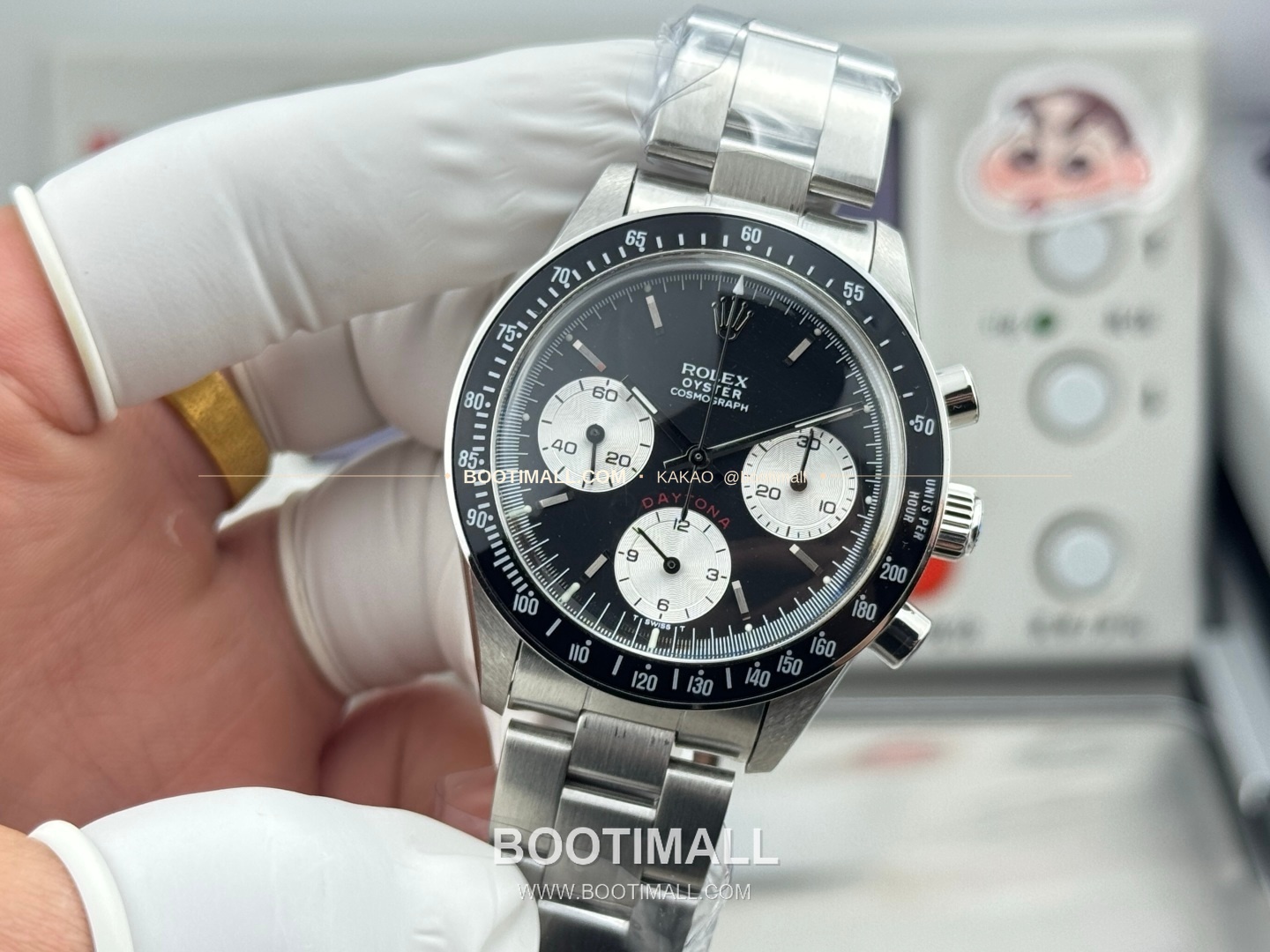 롤렉스 데이토나 뉴먼 팬더다이얼 핸드와인딩 크로노그래프 Rolex Daytona Newman Panda Dial Hand Winding Chronograph 37mm 3