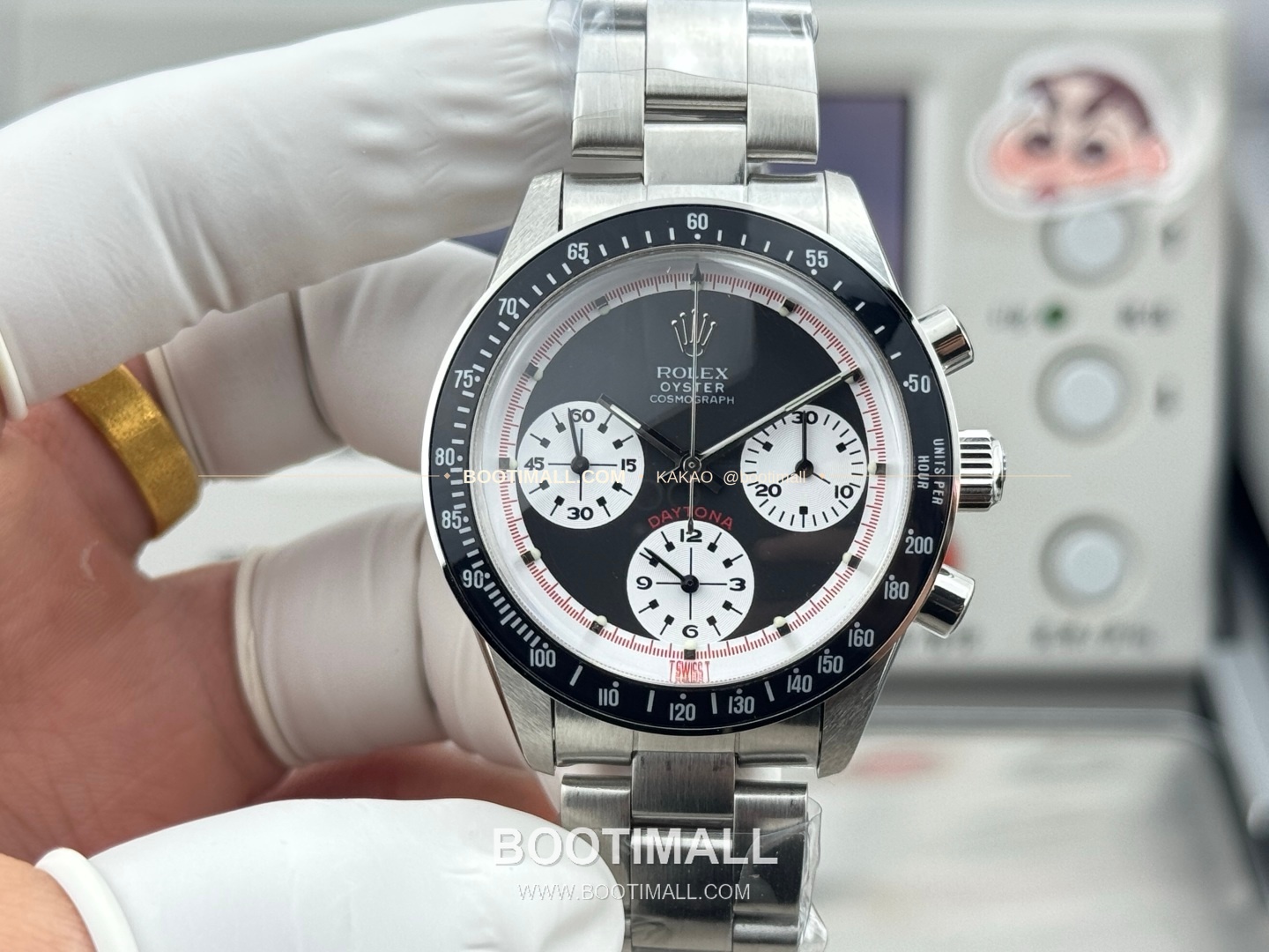 롤렉스 데이토나 뉴먼 팬더다이얼 핸드와인딩 크로노그래프 Rolex Daytona Newman Panda Dial Hand Winding Chronograph 37mm 1