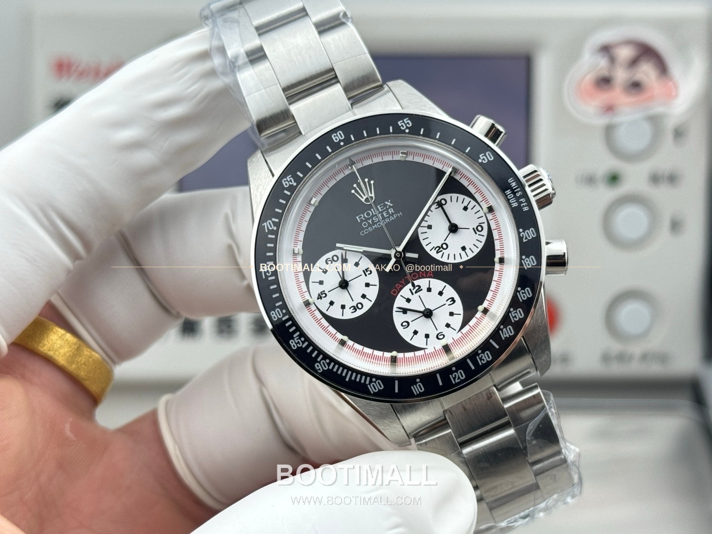 롤렉스 데이토나 뉴먼 팬더다이얼 핸드와인딩 크로노그래프 Rolex Daytona Newman Panda Dial Hand Winding Chronograph 37mm 2