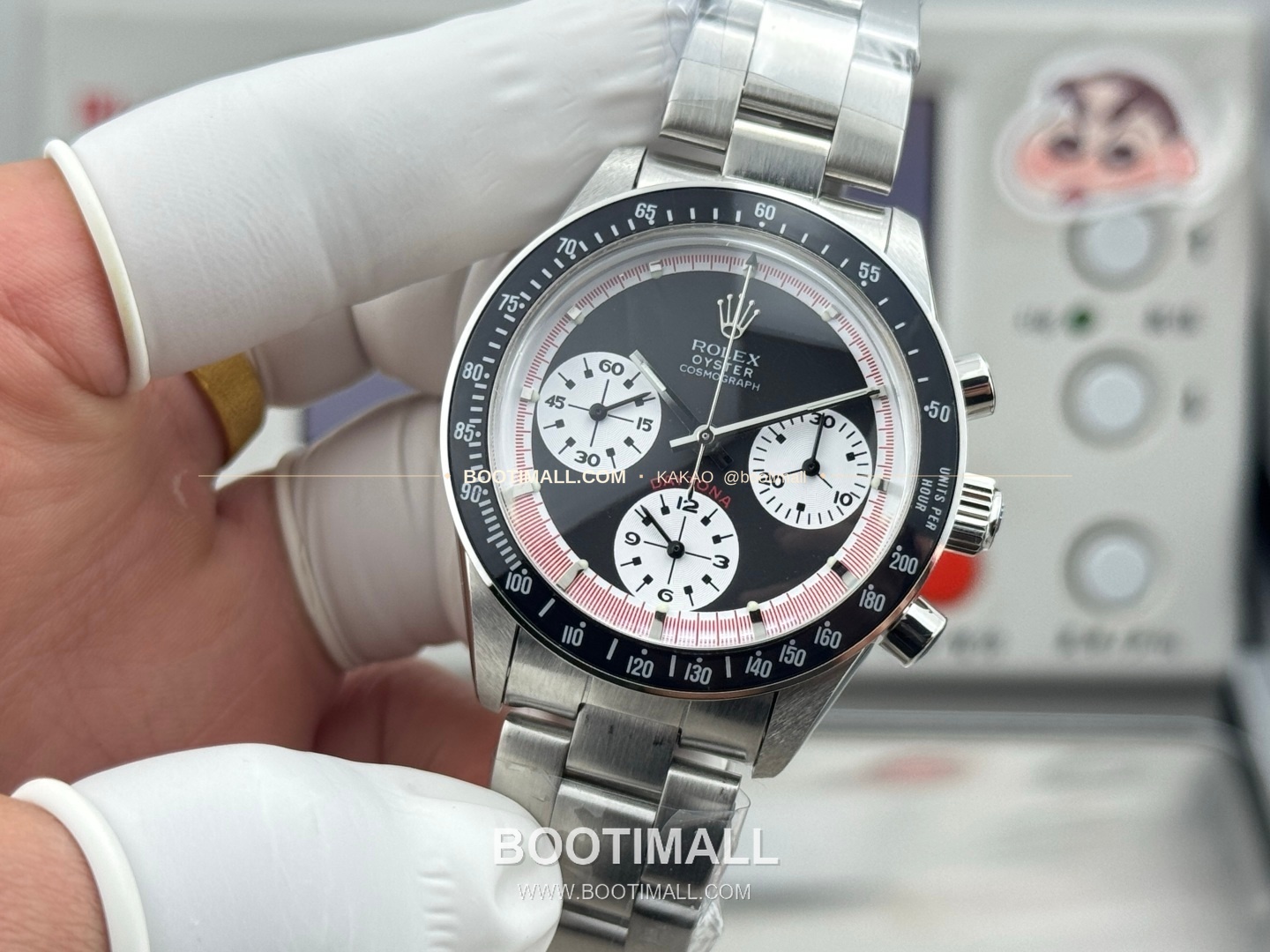 롤렉스 데이토나 뉴먼 팬더다이얼 핸드와인딩 크로노그래프 Rolex Daytona Newman Panda Dial Hand Winding Chronograph 37mm 3