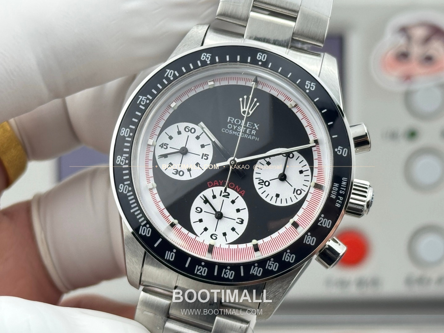 롤렉스 데이토나 뉴먼 팬더다이얼 핸드와인딩 크로노그래프 Rolex Daytona Newman Panda Dial Hand Winding Chronograph 37mm 5