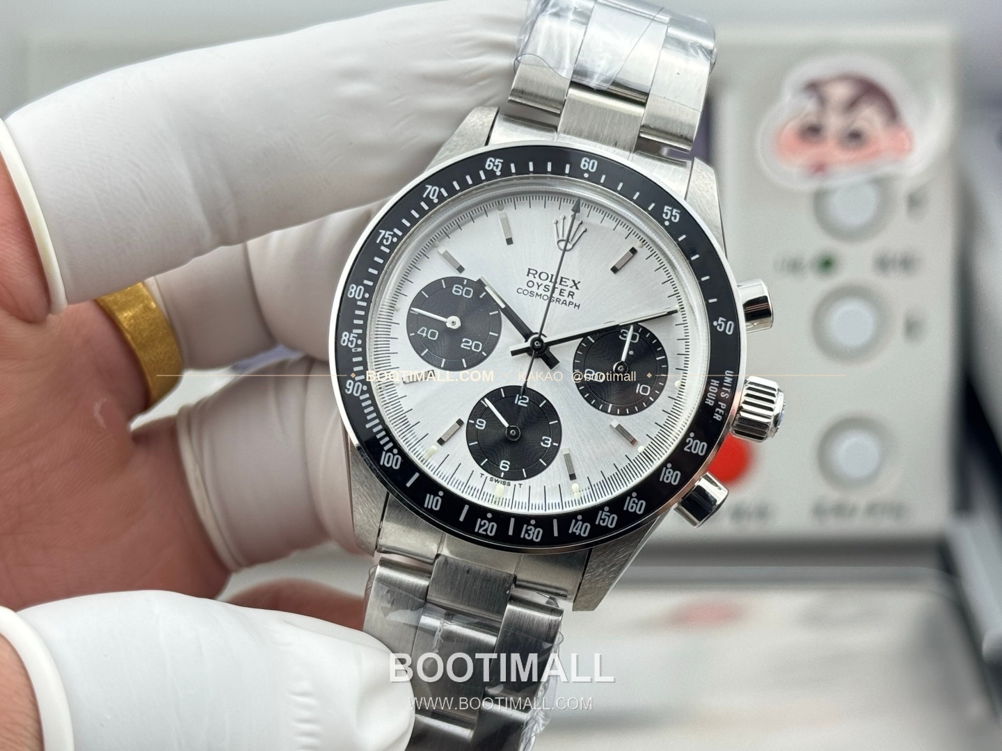 롤렉스 데이토나 뉴먼 팬더다이얼 핸드와인딩 크로노그래프 Rolex Daytona Newman Panda Dial Hand Winding Chronograph 37mm 3
