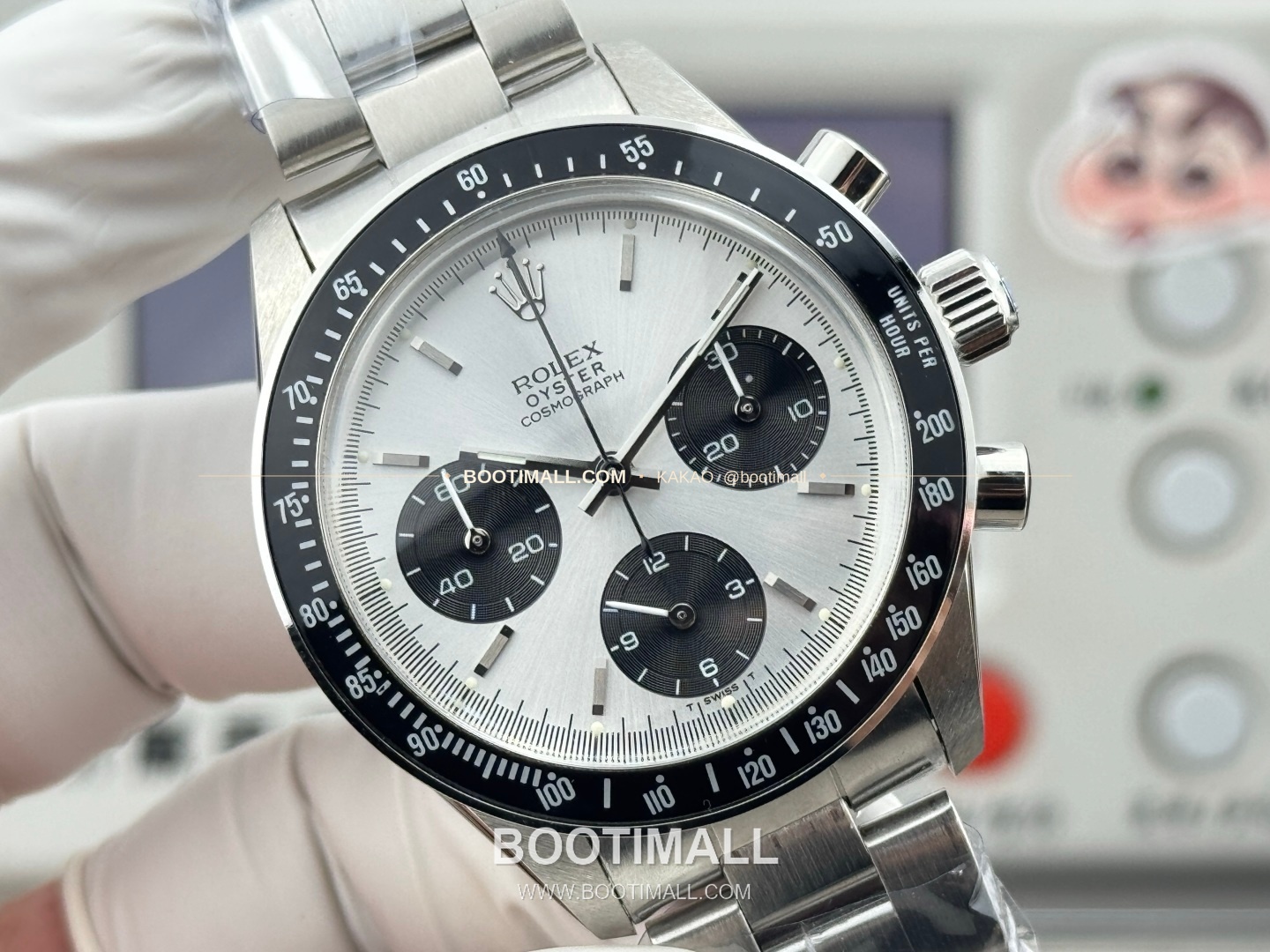롤렉스 데이토나 뉴먼 팬더다이얼 핸드와인딩 크로노그래프 Rolex Daytona Newman Panda Dial Hand Winding Chronograph 37mm 4