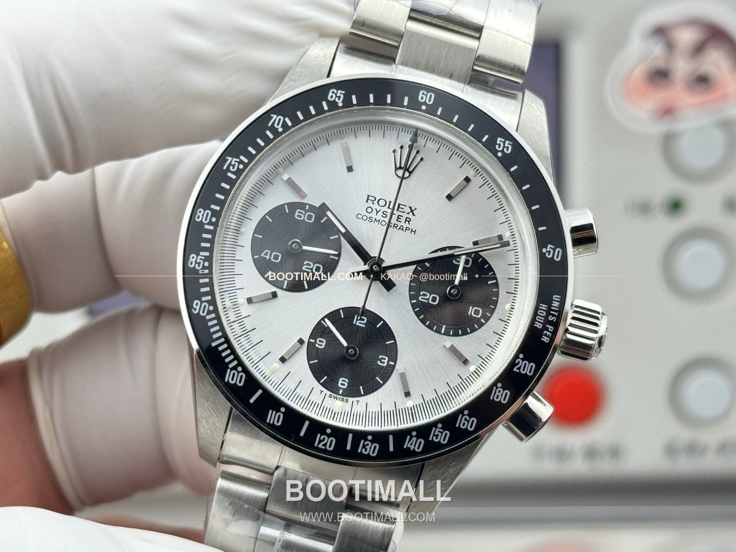 롤렉스 데이토나 뉴먼 팬더다이얼 핸드와인딩 크로노그래프 Rolex Daytona Newman Panda Dial Hand Winding Chronograph 37mm 5