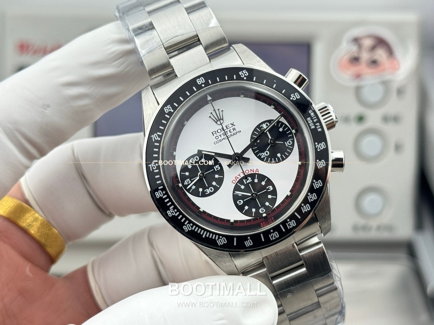 롤렉스 데이토나 뉴먼 팬더다이얼 핸드와인딩 크로노그래프 Rolex Daytona Newman Panda Dial Hand Winding Chronograph 37mm 2