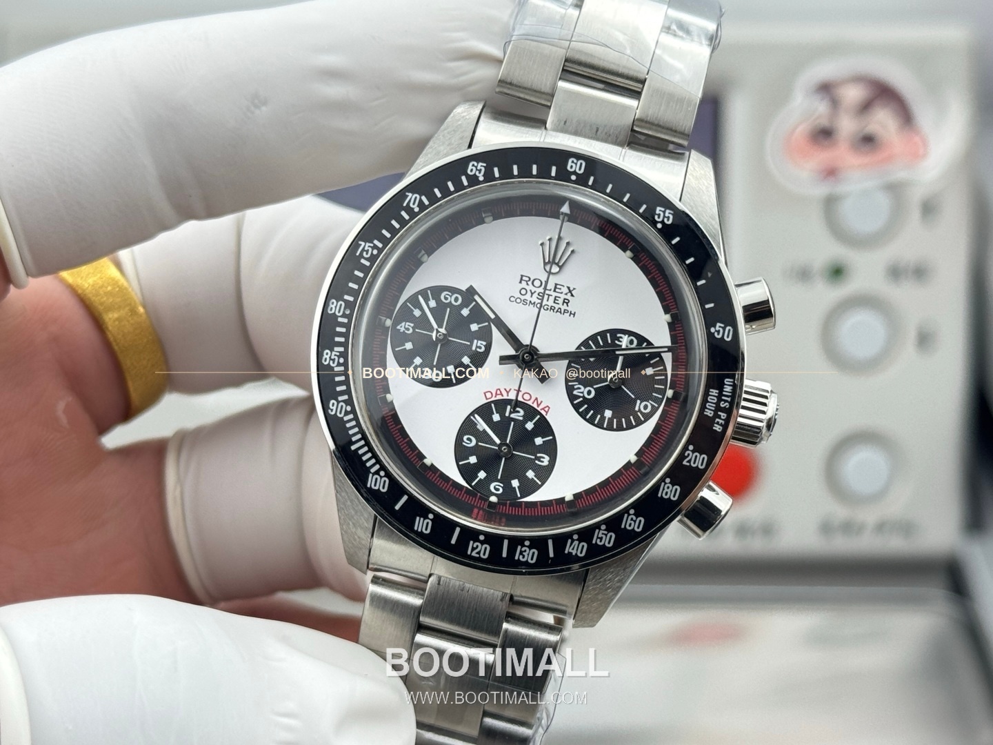 롤렉스 데이토나 뉴먼 팬더다이얼 핸드와인딩 크로노그래프 Rolex Daytona Newman Panda Dial Hand Winding Chronograph 37mm 3