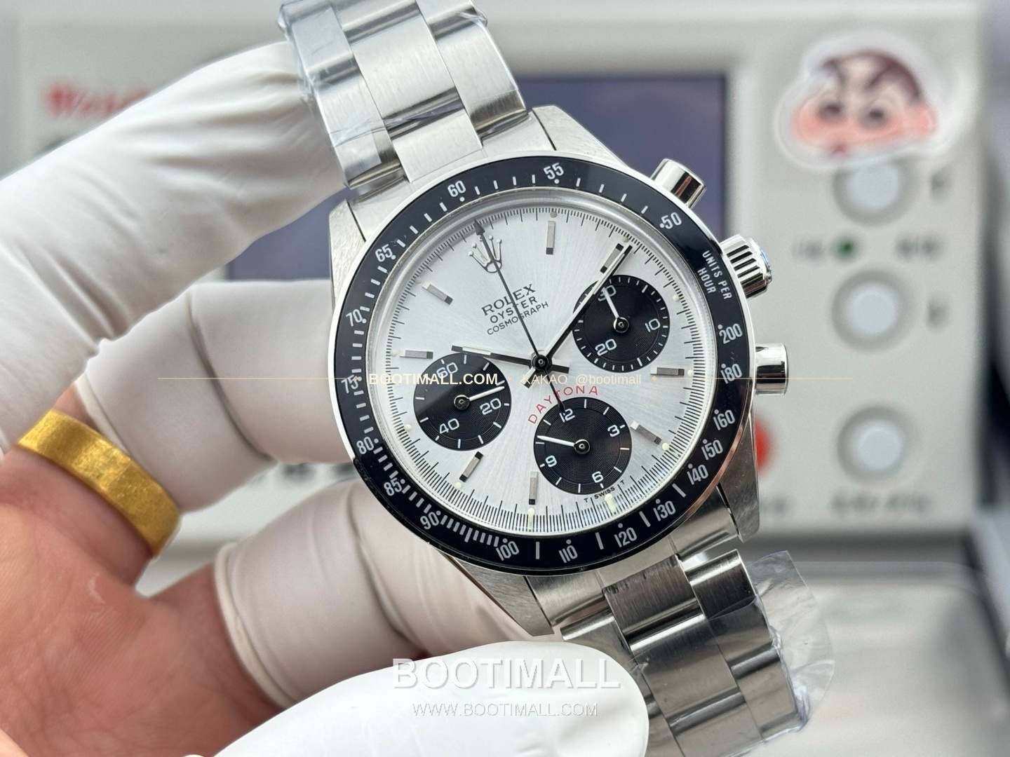 롤렉스 데이토나 뉴먼 팬더다이얼 핸드와인딩 크로노그래프 Rolex Daytona Newman Panda Dial Hand Winding Chronograph 37mm 2