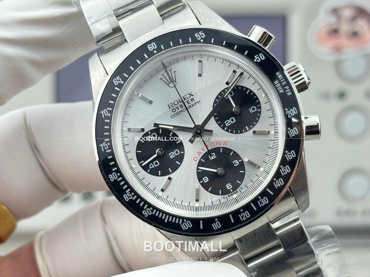 롤렉스 데이토나 뉴먼 팬더다이얼 핸드와인딩 크로노그래프 Rolex Daytona Newman Panda Dial Hand Winding Chronograph 37mm 4