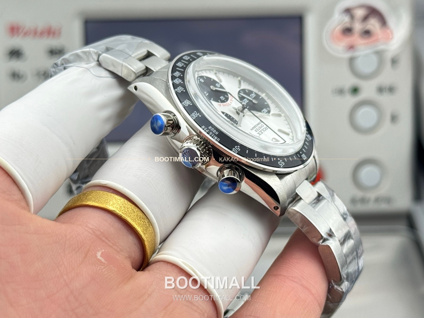 롤렉스 데이토나 뉴먼 팬더다이얼 핸드와인딩 크로노그래프 Rolex Daytona Newman Panda Dial Hand Winding Chronograph 37mm 7