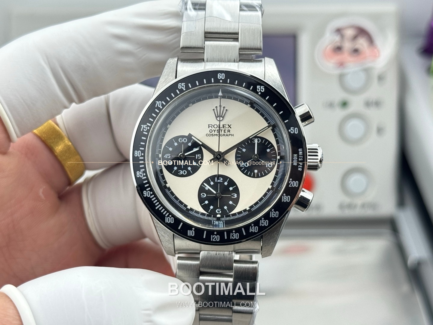 롤렉스 데이토나 뉴먼 팬더다이얼 핸드와인딩 크로노그래프 Rolex Daytona Newman Panda Dial Hand Winding Chronograph 37mm 1