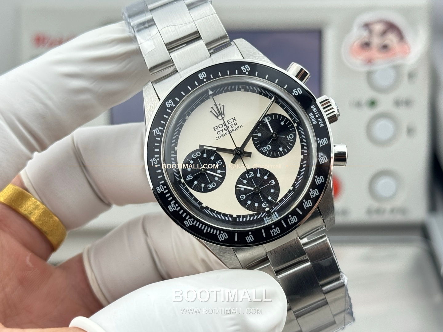 롤렉스 데이토나 뉴먼 팬더다이얼 핸드와인딩 크로노그래프 Rolex Daytona Newman Panda Dial Hand Winding Chronograph 37mm 2