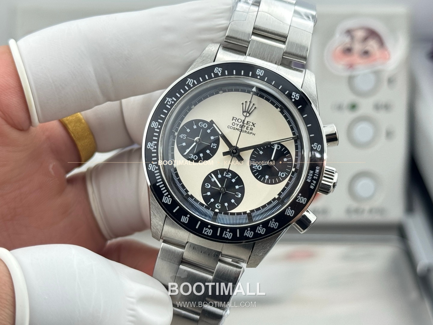 롤렉스 데이토나 뉴먼 팬더다이얼 핸드와인딩 크로노그래프 Rolex Daytona Newman Panda Dial Hand Winding Chronograph 37mm 3