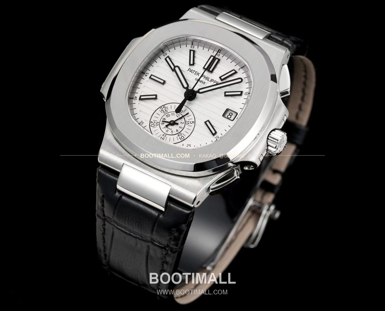 파텍필립 노틸러스 스틸 블루다이얼 크로노그래프 오토매틱 Patek Philippe Nautilus Steel Blue Dial Chronograph Automatic 5980 40.5mm 3