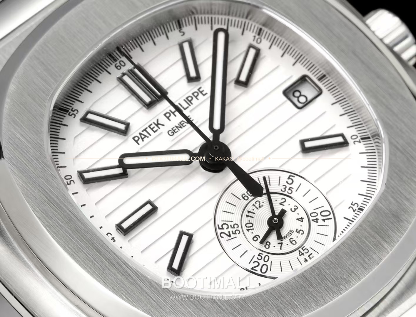 파텍필립 노틸러스 스틸 블루다이얼 크로노그래프 오토매틱 Patek Philippe Nautilus Steel Blue Dial Chronograph Automatic 5980 40.5mm 4